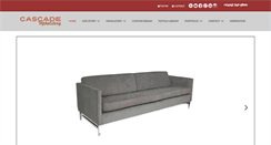 Desktop Screenshot of cascadeupholstery.com